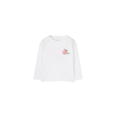 тениска,мъжки,тениски,дамски,тениски,boboli,103082,long,sleeve,t,shirt,white,(white)