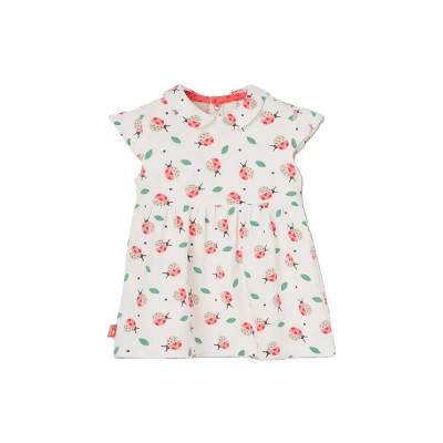 рокля,дамски,поли,и,рокли,boboli,113083,sleeveless,dress,white,(ladybug,print)