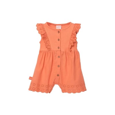 детски,облекла,за,момичета,boboli,123039,sleeveless,romper,orange,(caramel)