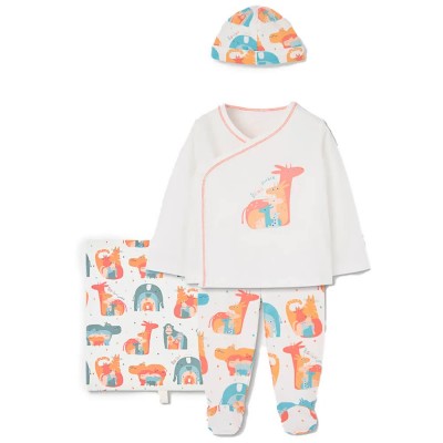 детски,екипи,детски,облекла,за,момчета,boboli,253055,long,sleeve,set,white,(animal,print,puzzle)