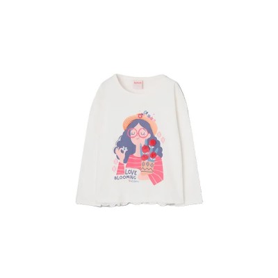 тениска,мъжки,тениски,дамски,тениски,boboli,303039,long,sleeve,t,shirt,white,(chemical,white)