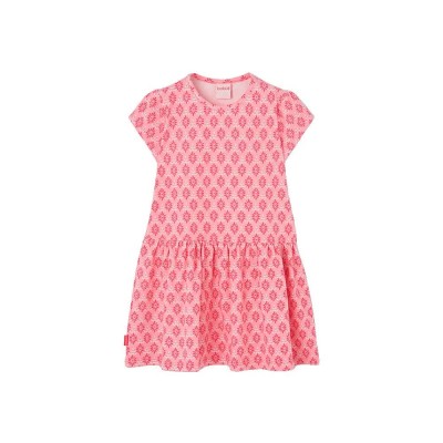 рокля,дамски,поли,и,рокли,boboli,303129,dress,pink,(geometric,print)