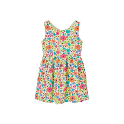 рокля,дамски,поли,и,рокли,boboli,313041,sleeveless,dress,multicolor,(flower,print)