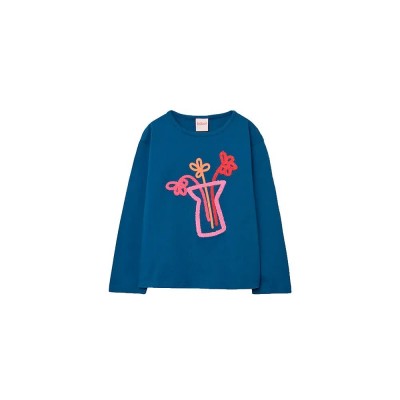 тениска,мъжки,тениски,дамски,тениски,boboli,323008,long,sleeve,t,shirt,blue,(ocean)