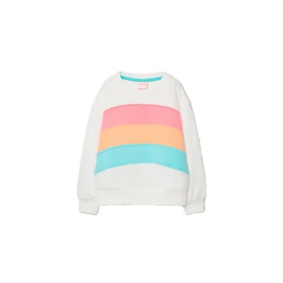 блуза,детски,блузи,boboli,333021,sweatshirt,white,(chemical,white)
