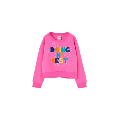 блуза,детски,блузи,boboli,343000,sweatshirt,pink,(fuchsia)
