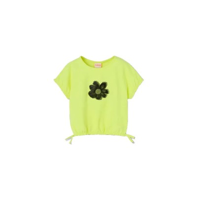 тениска,мъжки,тениски,дамски,тениски,boboli,423087,short,sleeve,t,shirt,green,yellow,(green,fluor)