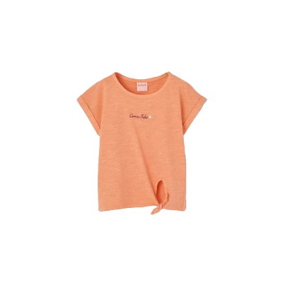 тениска,мъжки,тениски,дамски,тениски,boboli,433022,short,sleeve,t,shirt,orange,(peach)