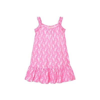 рокля,дамски,поли,и,рокли,boboli,443056,sleeveless,dress,pink,(birds,print)