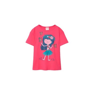 тениска,мъжки,тениски,дамски,тениски,boboli,493028,short,sleeve,t,shirt,pink,(magenta)