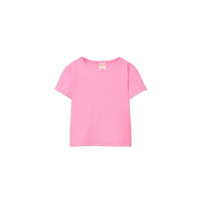 тениска,мъжки,тениски,дамски,тениски,boboli,493039,short,sleeve,t,shirt,pink,(flamingo)