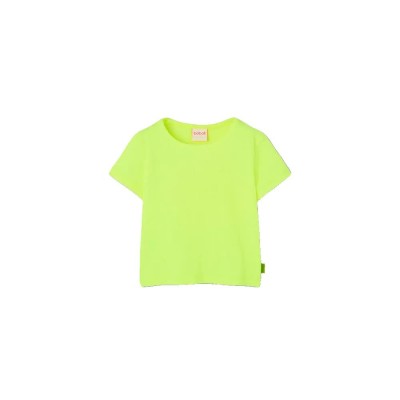 тениска,мъжки,тениски,дамски,тениски,boboli,493039,short,sleeve,t,shirt,yellow,(green,fluor)