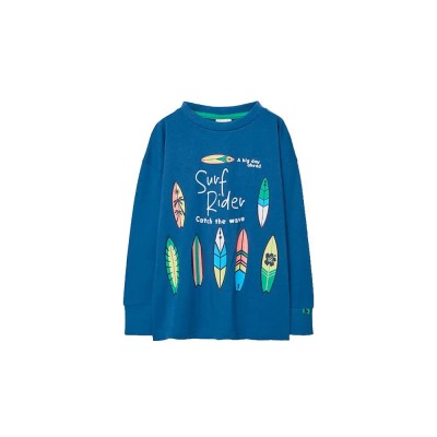 тениска,мъжки,тениски,дамски,тениски,boboli,613000,long,sleeve,t,shirt,blue,(blue)