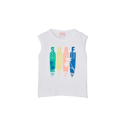 тениска,мъжки,тениски,дамски,тениски,boboli,613156,sleeveless,t,shirt,white,(white)