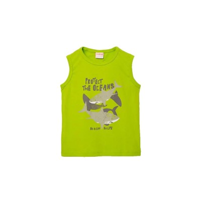 тениска,мъжки,тениски,дамски,тениски,boboli,623135,sleeveless,t,shirt,green,yellow,(lime)