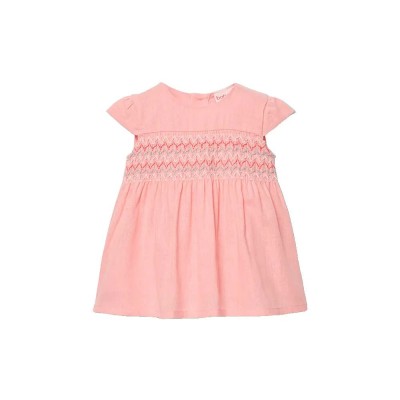 рокля,дамски,поли,и,рокли,boboli,703088,sleeveless,dress,pink,(peach)