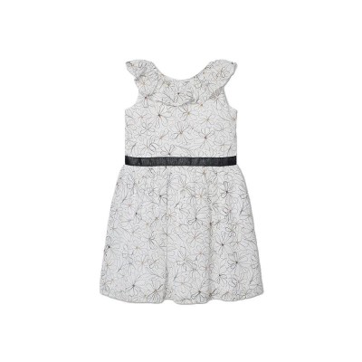 рокля,дамски,поли,и,рокли,boboli,783008,sleeveless,dress,white,(magnolias,print)