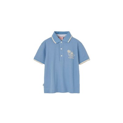 дамски,блузи,с,яка,мъжки,блузи,с,яка,boboli,833004,short,sleeve,polo,blue,(deep,blue)