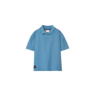 дамски,блузи,с,яка,мъжки,блузи,с,яка,boboli,843050,short,sleeve,polo,blue,(añil)
