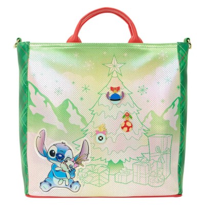 чанта,всички,чанти,loungefly,holiday,stitch,handbag,green,(multicolor)