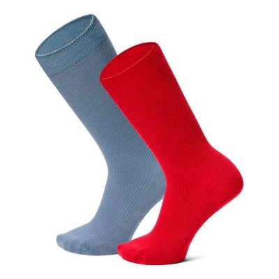 чорапи,мъжки,чорапи,дамски,чорапи,timberland,carleton,long,socks,2,pairs,red,blue,(american,beauty)