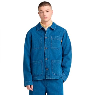 яке,мъжки,якета,дамски,якета,и,палта,timberland,kempshire,herringbone,denim,chore,jacket,blue,(moody,blue,wash)