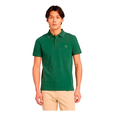 дамски,блузи,с,яка,мъжки,блузи,с,яка,timberland,millers,river,printed,neck,short,sleeve,polo,green,(pineneedle)