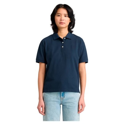 дамски,блузи,с,яка,мъжки,блузи,с,яка,timberland,pique,short,sleeve,polo,blue,(dark,sapphire)