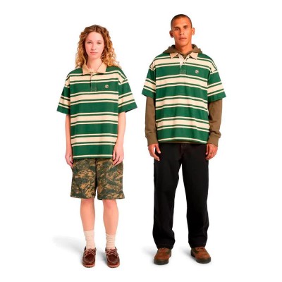 дамски,блузи,с,яка,мъжки,блузи,с,яка,timberland,striped,rugby,short,sleeve,polo,green,(pinendle,putty)