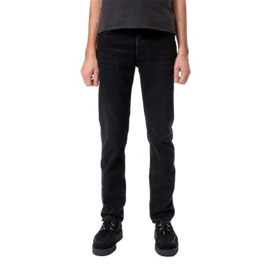 дънки,мъжки,панталони,nudie,jeans,solid,ollie,jeans,black,(black,steel)