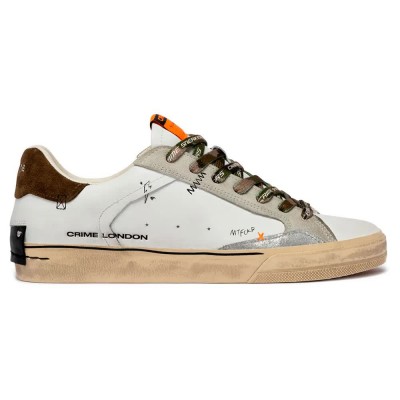 маратонки,мъжки,маратонки,дамски,маратонки,crime,london,distressed,trainers,white,(white)