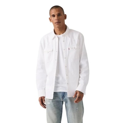 риза,с,дълъг,ръкав,дамски,ризи,мъжки,ризи,levi´s,®,barstow,western,standard,long,sleeve,shirt,white,(cloudy,skys)
