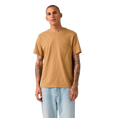 тениска,мъжки,тениски,дамски,тениски,levi´s,®,classic,pocket,short,sleeve,t,shirt,brown,(tiger´s,eye)