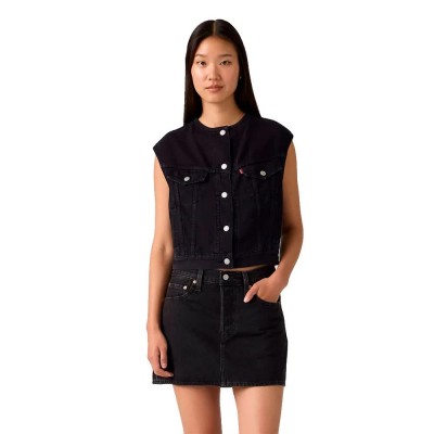 елек,дамски,сака,levi´s,®,collarle,shrunken,90s,waistcoat,black,(none,your,business,stone)