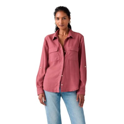 дамски,ризи,мъжки,ризи,levi´s,®,elaine,utility,shirt,pink,(crushed,berry)
