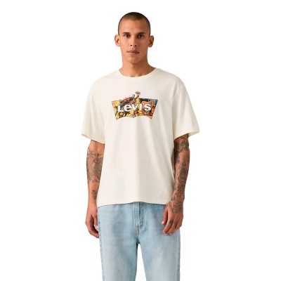 тениска,мъжки,тениски,дамски,тениски,levi´s,®,relaxed,fit,short,sleeve,t,shirt,white,(cowboy,bw,fill,egret)