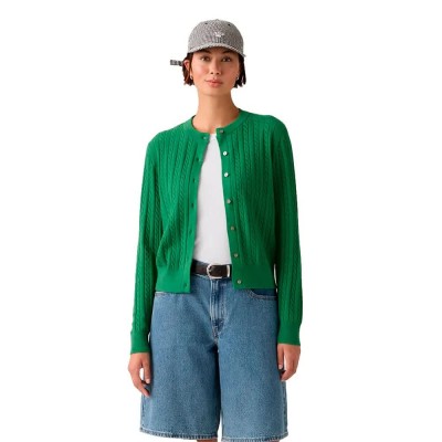 жилетка,мъжки,пуловери,дамски,пуловери,levi´s,®,tara,super,soft,cardigan,green,(pine,green)