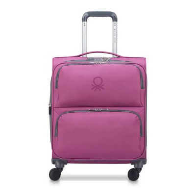 куфари,delsey,ucb,soft,slim,expandable,54cm,38l,trolley,bag,pink,(pink)