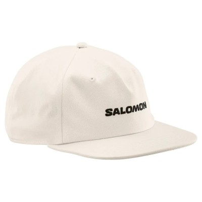 шапка,всички,шапки,salomon,logo,flat,cap,white,(whisper,white)