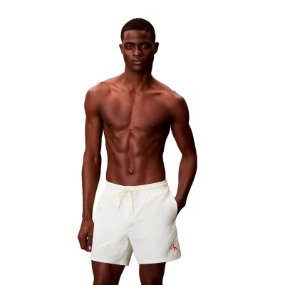 бански,гащета,мъжки,бански,костюми,calvin,klein,lv00n61045,swimming,boxer,white,(20186,penny,stripe,white,jade)