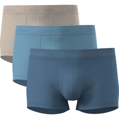 боксерки,мъжко,бельо,calvin,klein,lv00nb4192,boxers,3,units,beige,blue,(oatmeal,heather,gulf,blue,liberty)