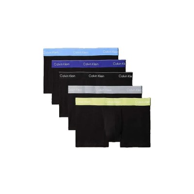 боксерки,мъжко,бельо,calvin,klein,lv00nb4390,trunk,boxers,5,units,black,(black,wb,blue,descent,wb,green,bl)