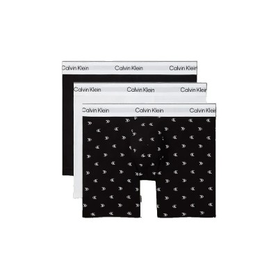 боксерки,мъжко,бельо,calvin,klein,lv00nb4394,boxers,3,units,white,black,(black,diamond,logo,black,classic,wh)