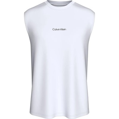 тениска,мъжки,тениски,дамски,тениски,calvin,klein,lv00nm3023,sleeveless,t,shirt,white,(classic,white)