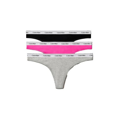 дамско,бельо,дамски,бикини,и,танкини,calvin,klein,lv00qd5209,thong,3,units,multicolor,(black,grey,heather,stunning,orchid)