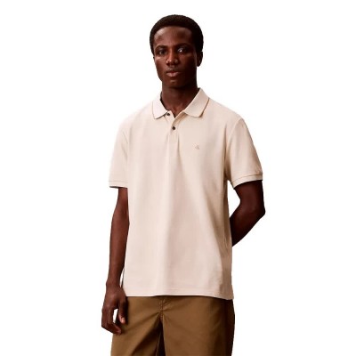 дамски,блузи,с,яка,мъжки,блузи,с,яка,calvin,klein,pique,classic,short,sleeve,polo,beige,(oatmeal)