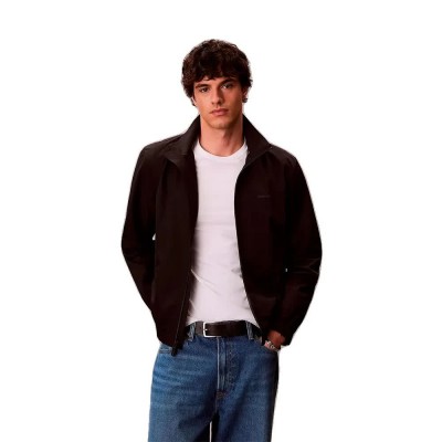 яке,мъжки,якета,дамски,якета,и,палта,calvin,klein,stand,collar,windbreaker,jacket,black,(black)