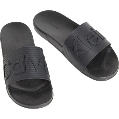 мъжки,джапанки,и,чехли,дамски,сандали,и,чехли,calvin,klein,texture,slides,black,(triple,black)