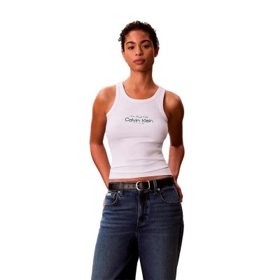 тениска,мъжки,тениски,дамски,тениски,calvin,klein,jeans,contour,2x2,rib,graphic,sleeveless,t,shirt,white,(bright,white)