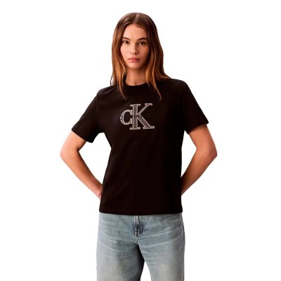 тениска,мъжки,тениски,дамски,тениски,calvin,klein,jeans,hero,classic,monologo,short,sleeve,t,shirt,black,(black)